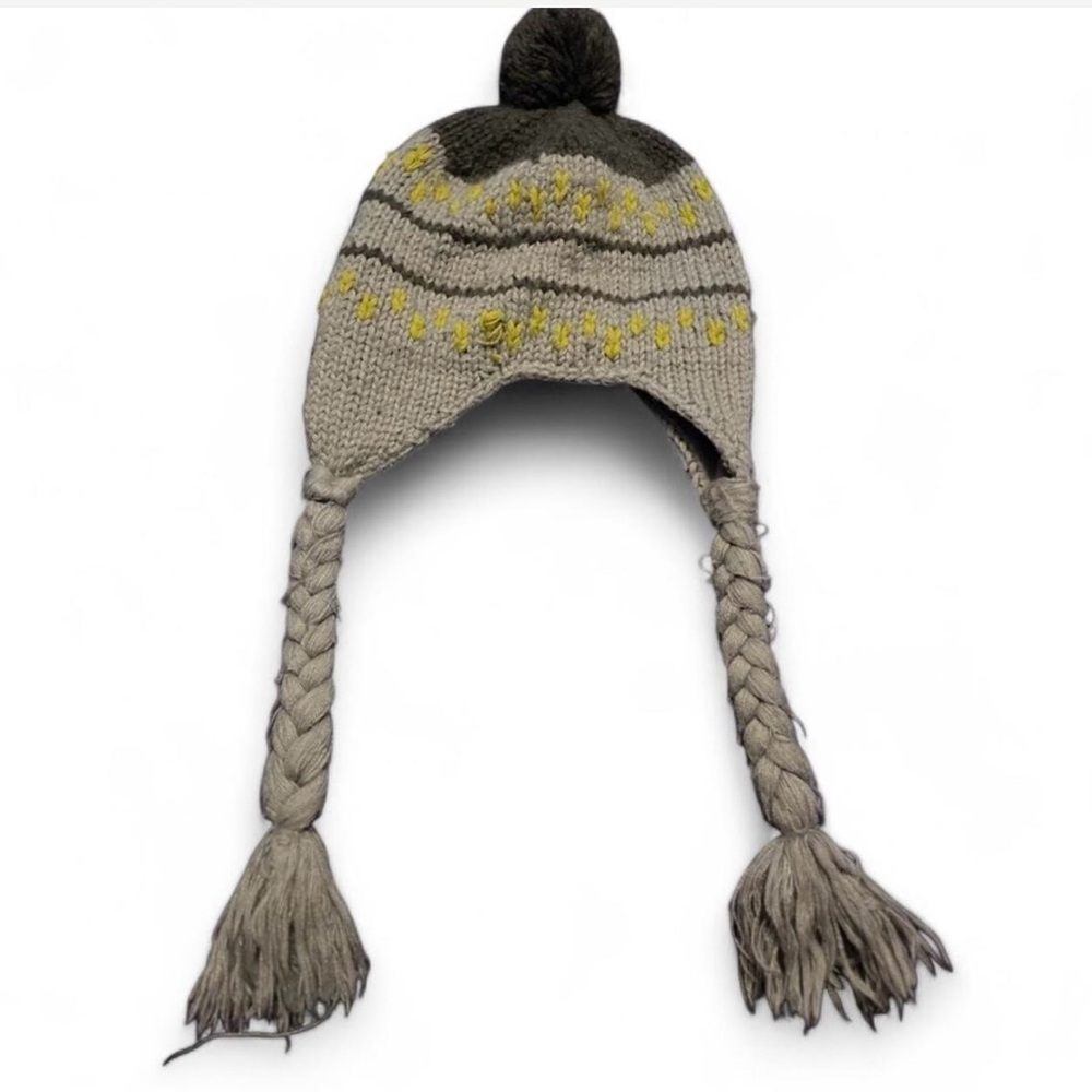 Cozy Knit Pom-Pom Hat for Kids - Gray